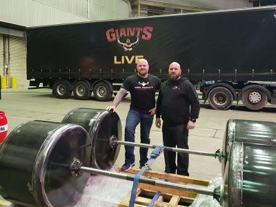 LBBC Beechwood dished ends for Britain’s Strongest Man competition